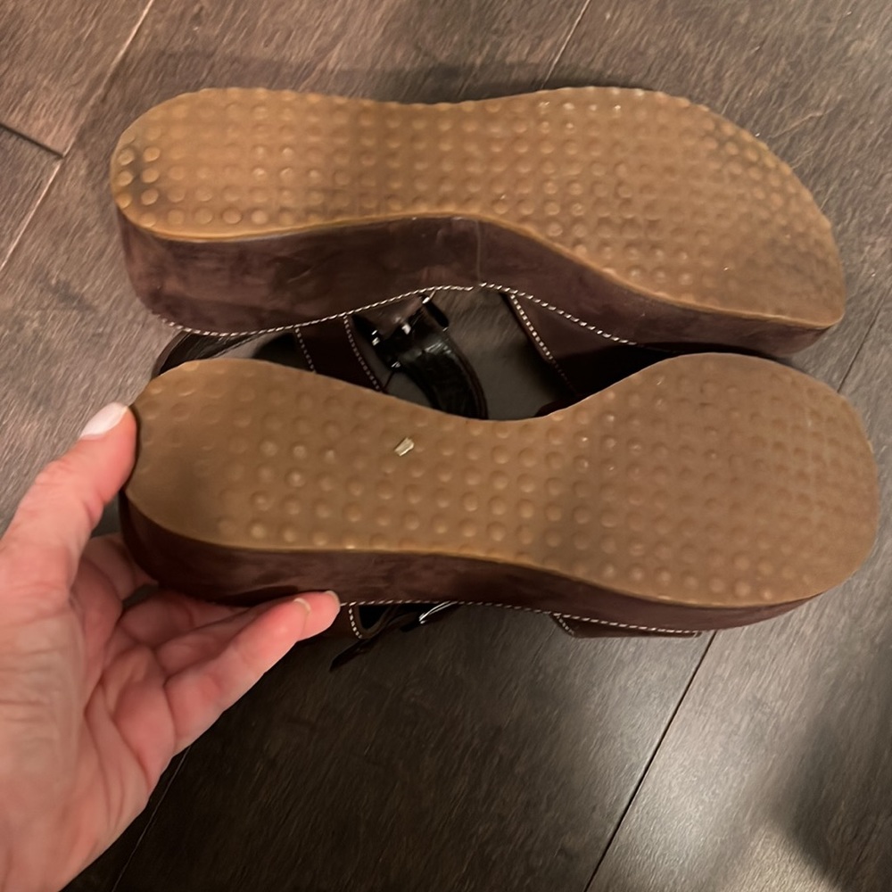 Cordani size 9 brown suede sandals - Picture 5 of 8